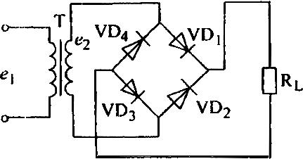 二极管电路中如何把交流电机改成直流电